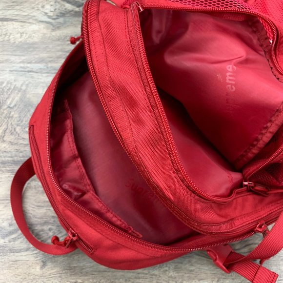 Supreme Dark Red SS20 Mesh Backpack - Picture 3 of 8